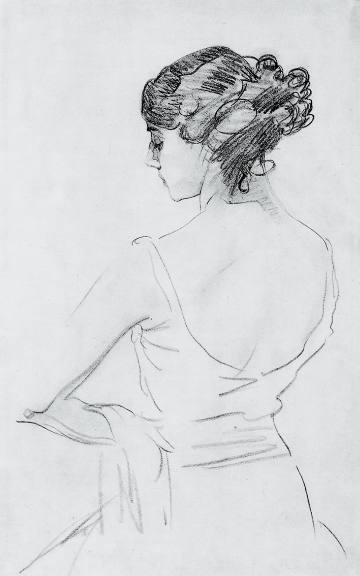  瓦伦丁·亚历山德罗维奇·谢洛夫 Valentin Alexandrovich Serov —— 卡尔萨温诺依肖像